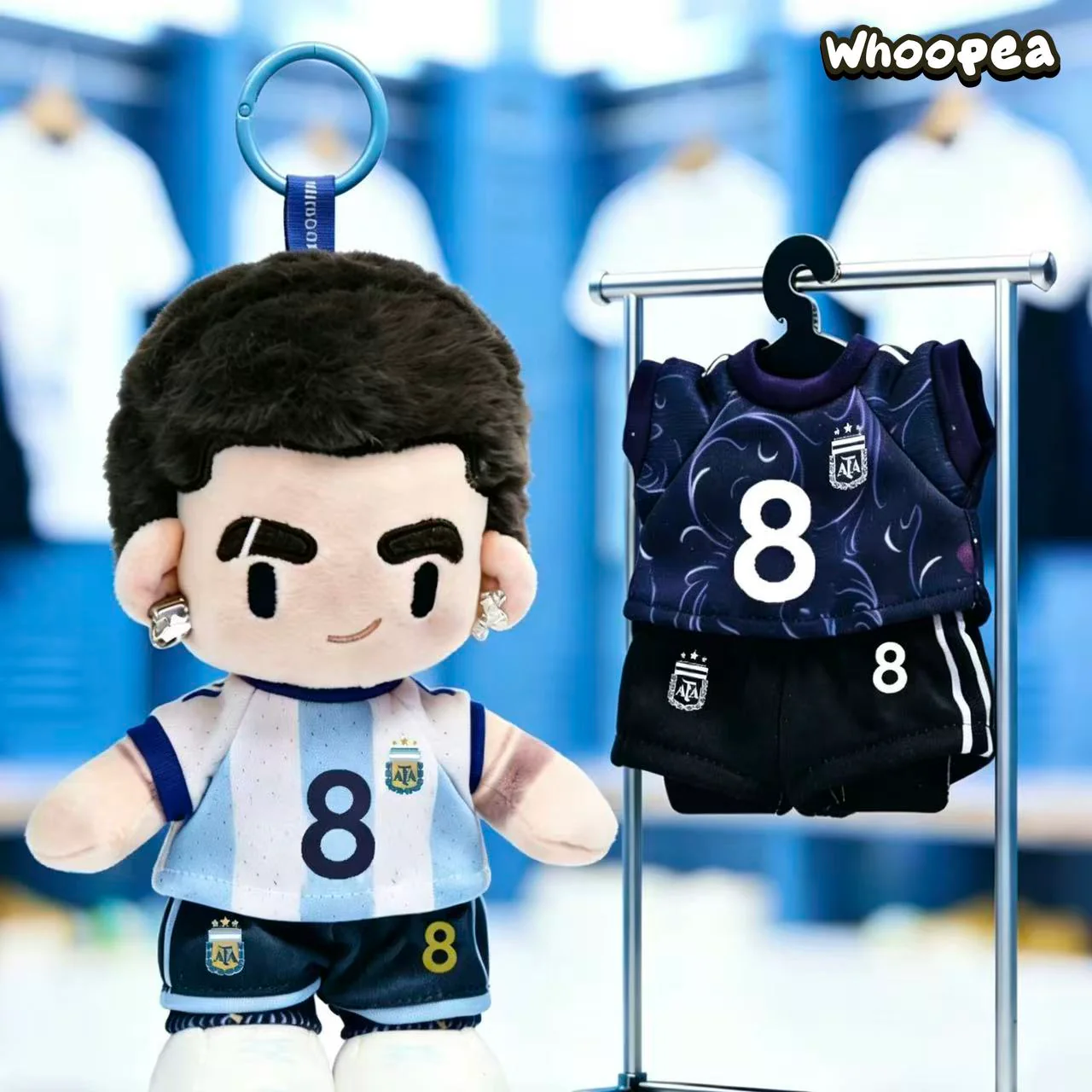 World Cup Messi Argentina National Team Series Plush Pendant - Image 3