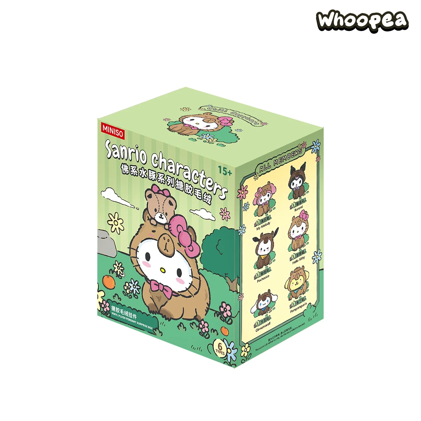 MINISO SANRI0 Capybara Zen Series Vinyl Plush Blind Box - Image 5