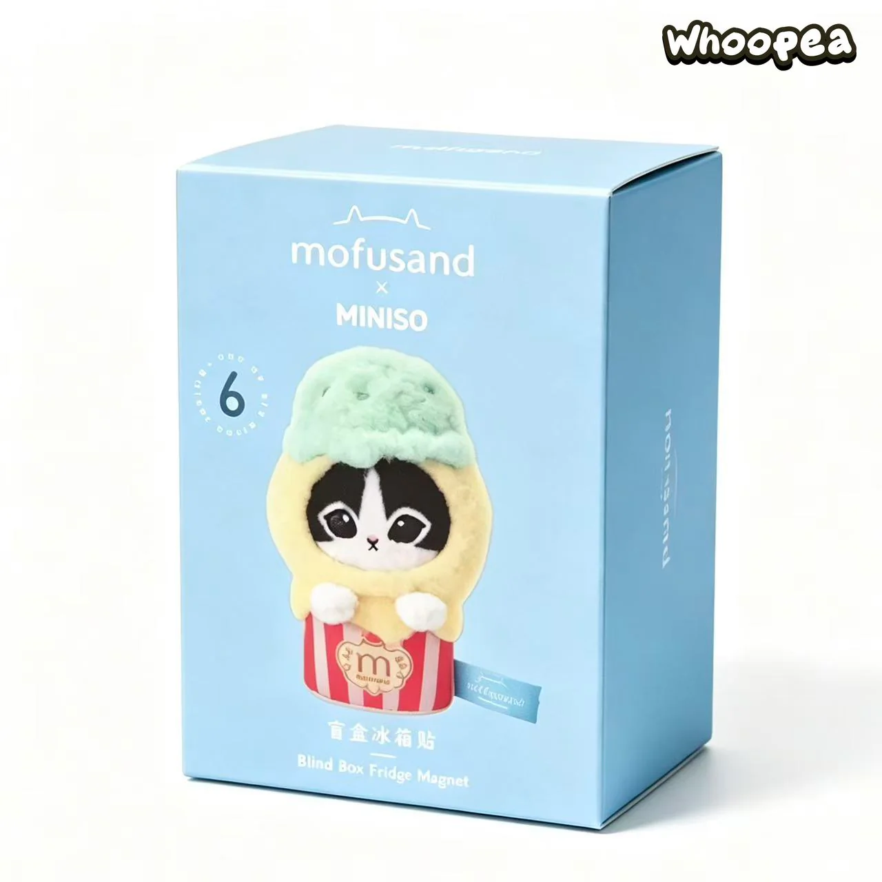 Mofusand Ice Cream Series Plush Fridge Magnet Blind Box - Image 7
