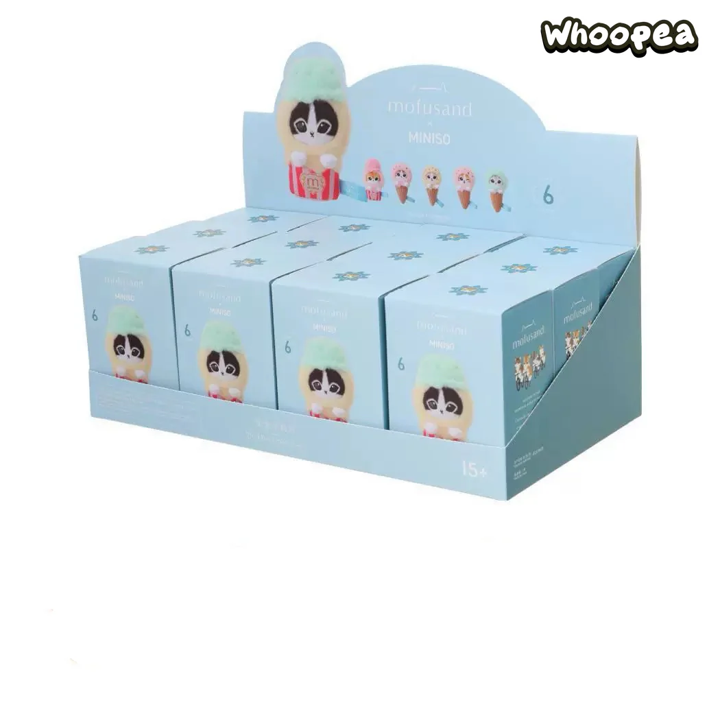 Mofusand Ice Cream Series Plush Fridge Magnet Blind Box - Image 8