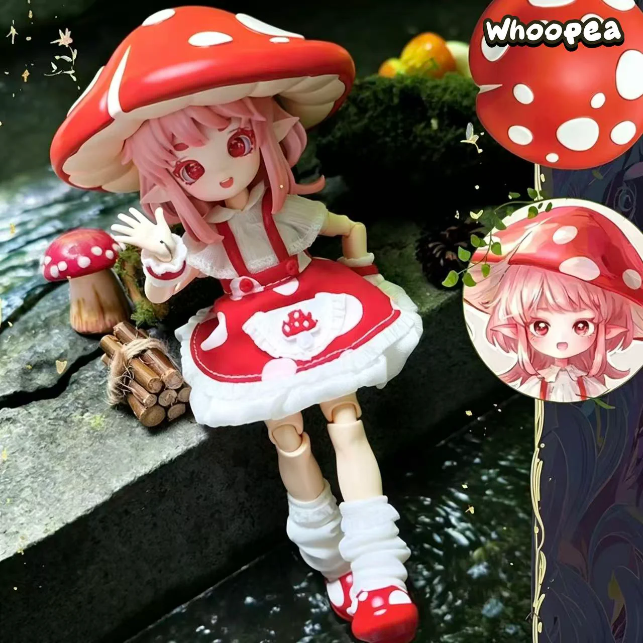 Mushroom Mycelium Naming Series 1/12 BJD Blind Box - Image 4