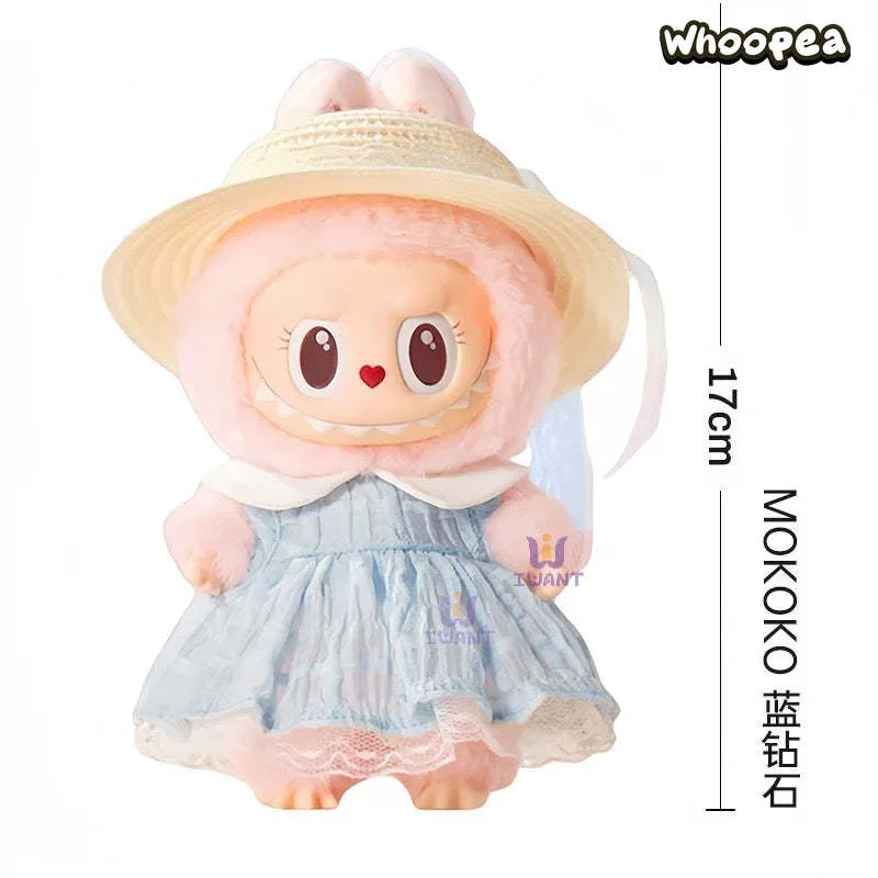 Mokoko V3 Blue Diamond Summer Party POPLAND Series Pendant Plush Doll - Image 3