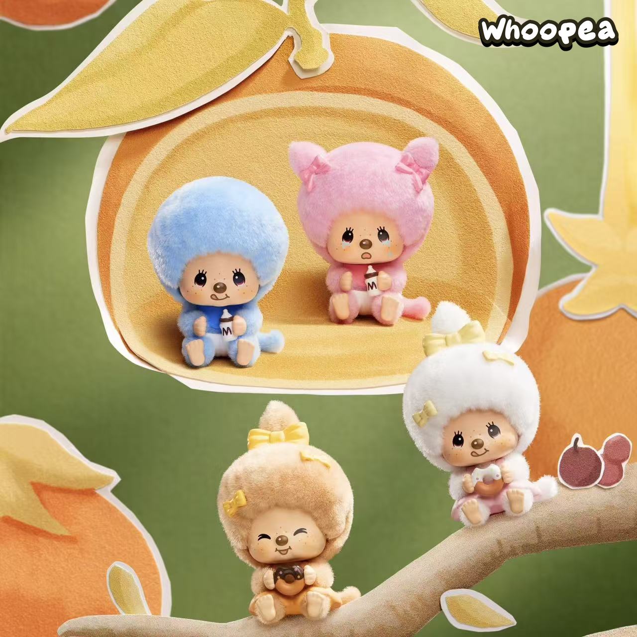 Monchhichi Coffee Farm Series Face‑changing Pendant Blind Box - Image 3