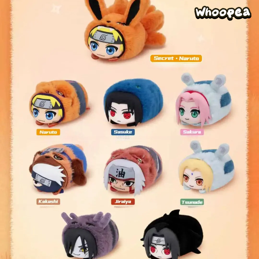 NARUTO Cute Beast Lying Party Series Plush Pendant Blind Box - Image 6