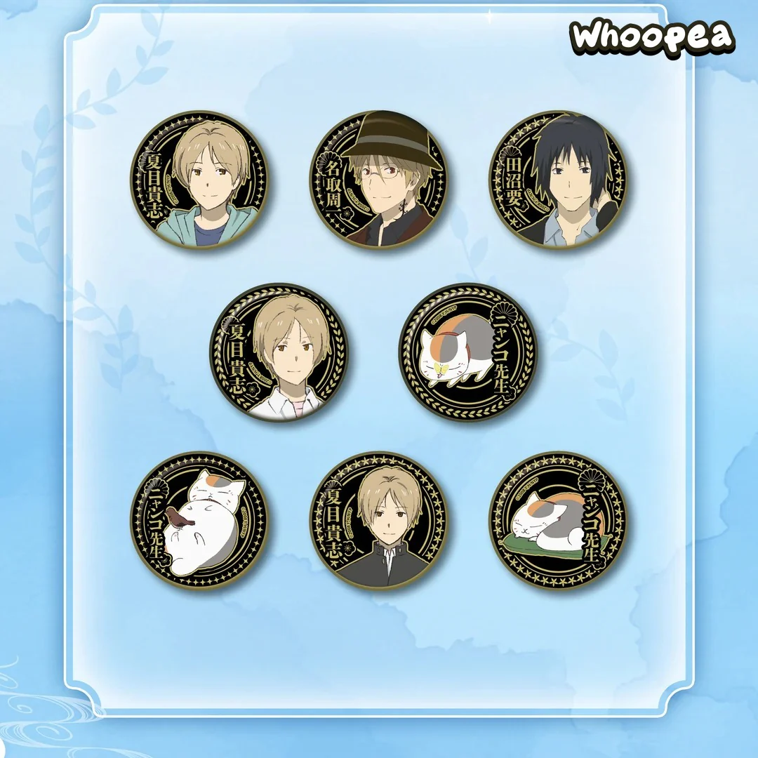 Natsume's Book of Friends Gilded Series Badge Blind Box - Image 4