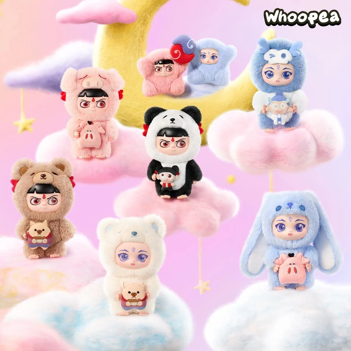 NeZha 2 Dress Up Party Series Vinyl Plush Doll Pendant Blind Box - Image 5