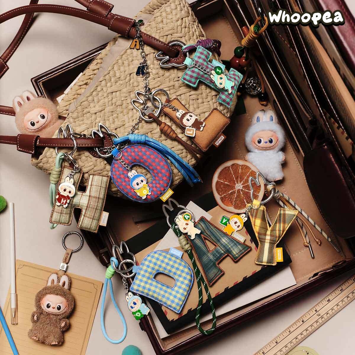 THE MONSTERS Labubu Pin for Love Series- Letter Pendant Blind Box (A-M) - Image 4