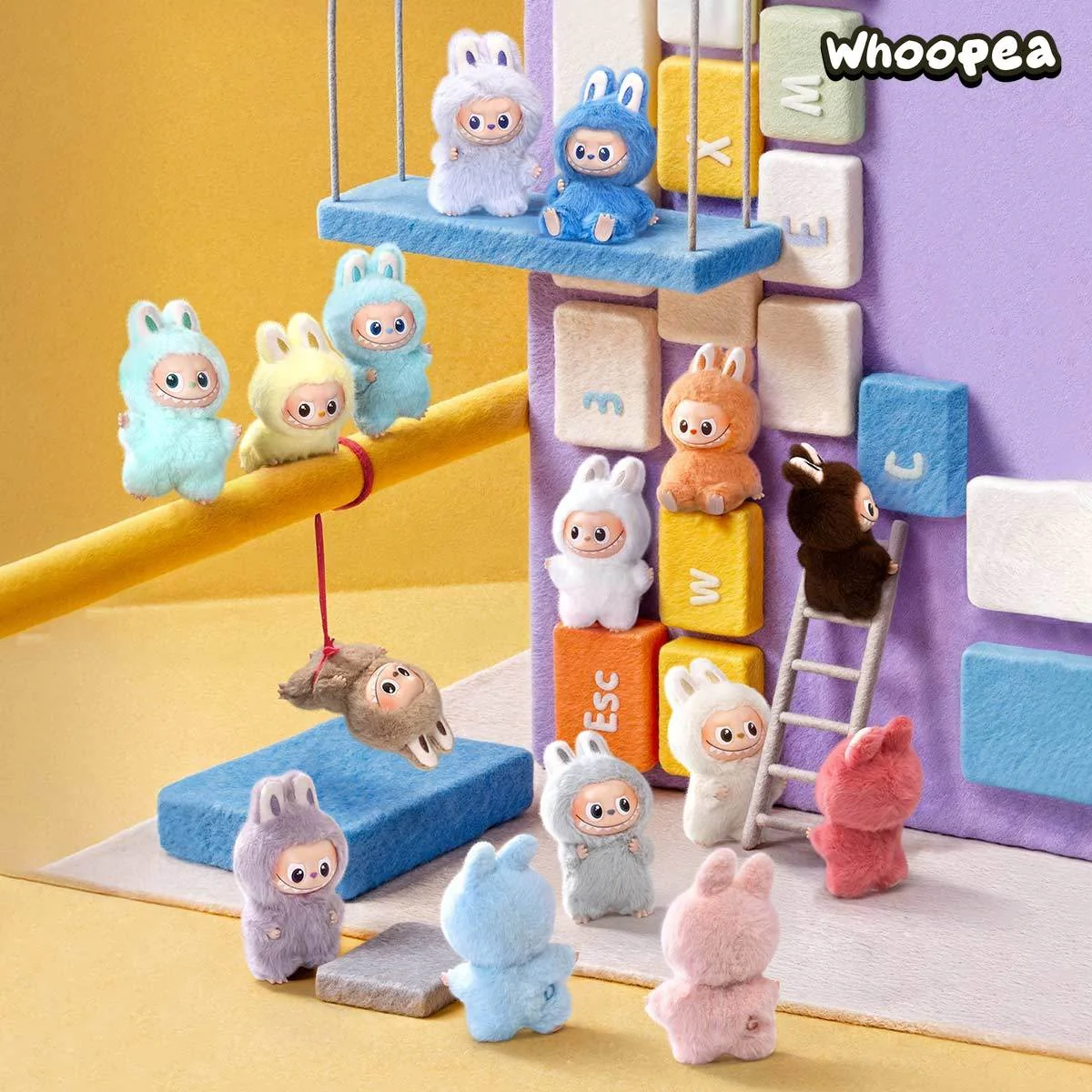 THE MONSTERS Labubu Pin for Love Series-Vinyl Plush Pendant Blind Box (A-M) - Image 4