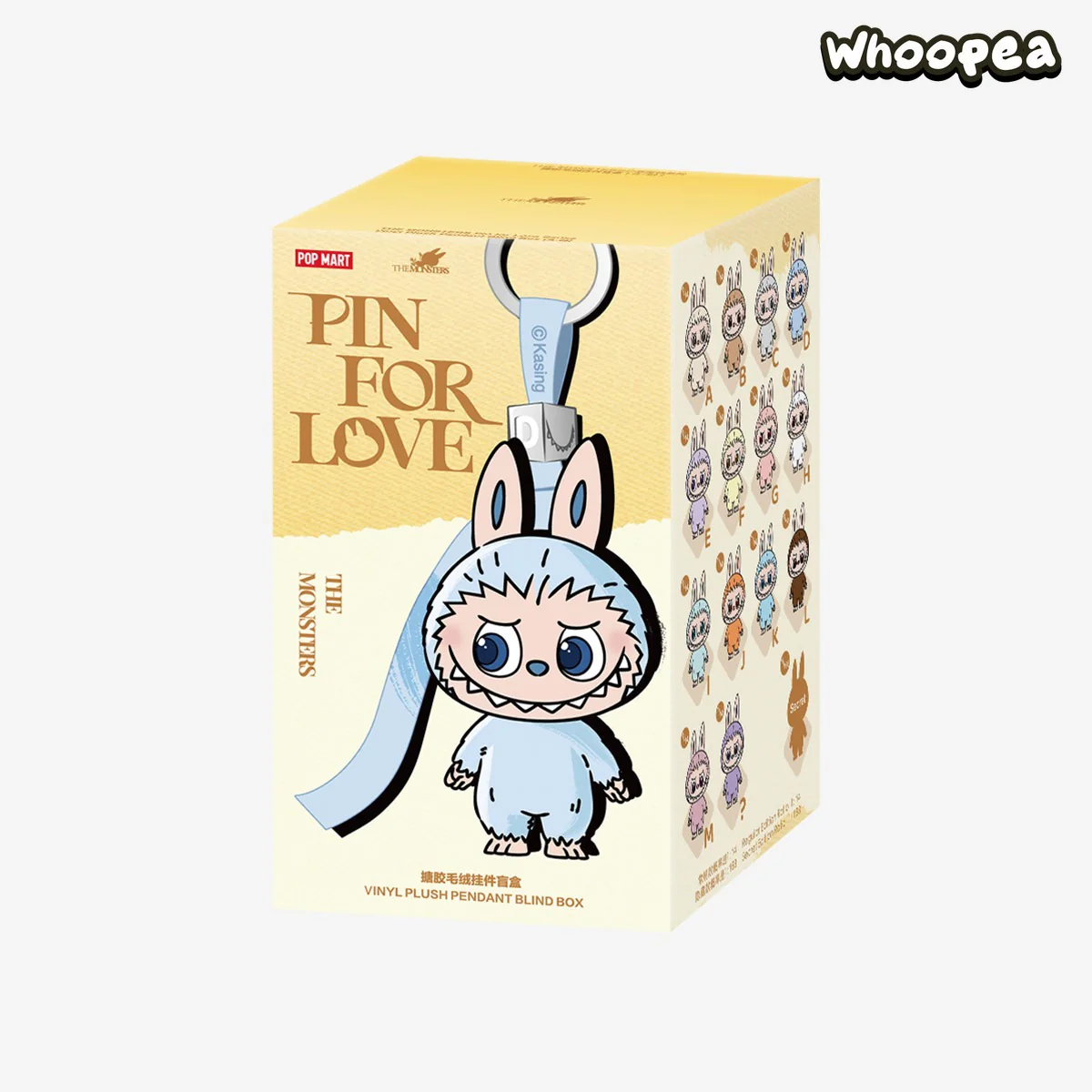 THE MONSTERS Labubu Pin for Love Series-Vinyl Plush Pendant Blind Box (A-M) - Image 6