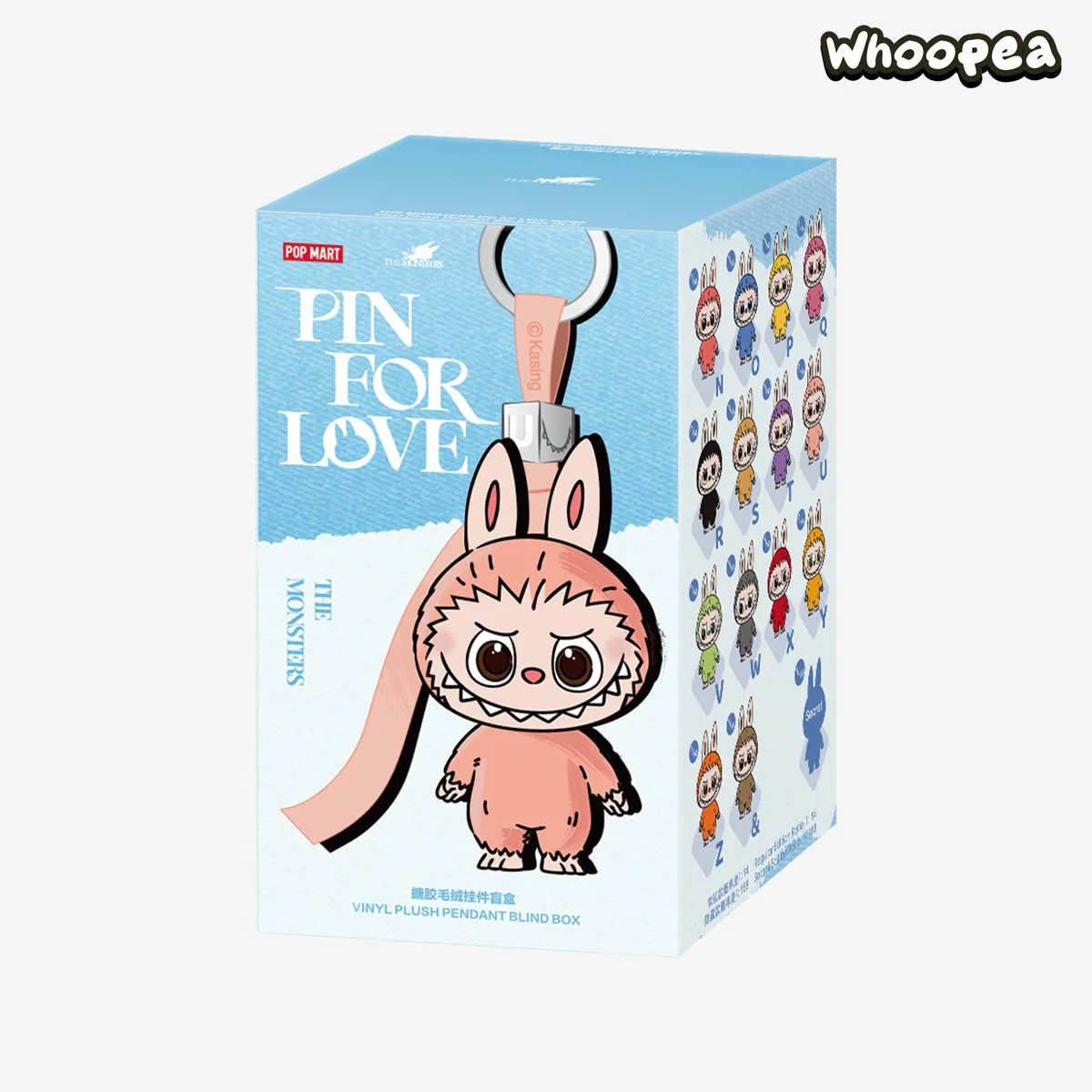 THE MONSTERS Labubu Pin for Love Series-Vinyl Plush Pendant Blind Box (N-Z) - Image 5