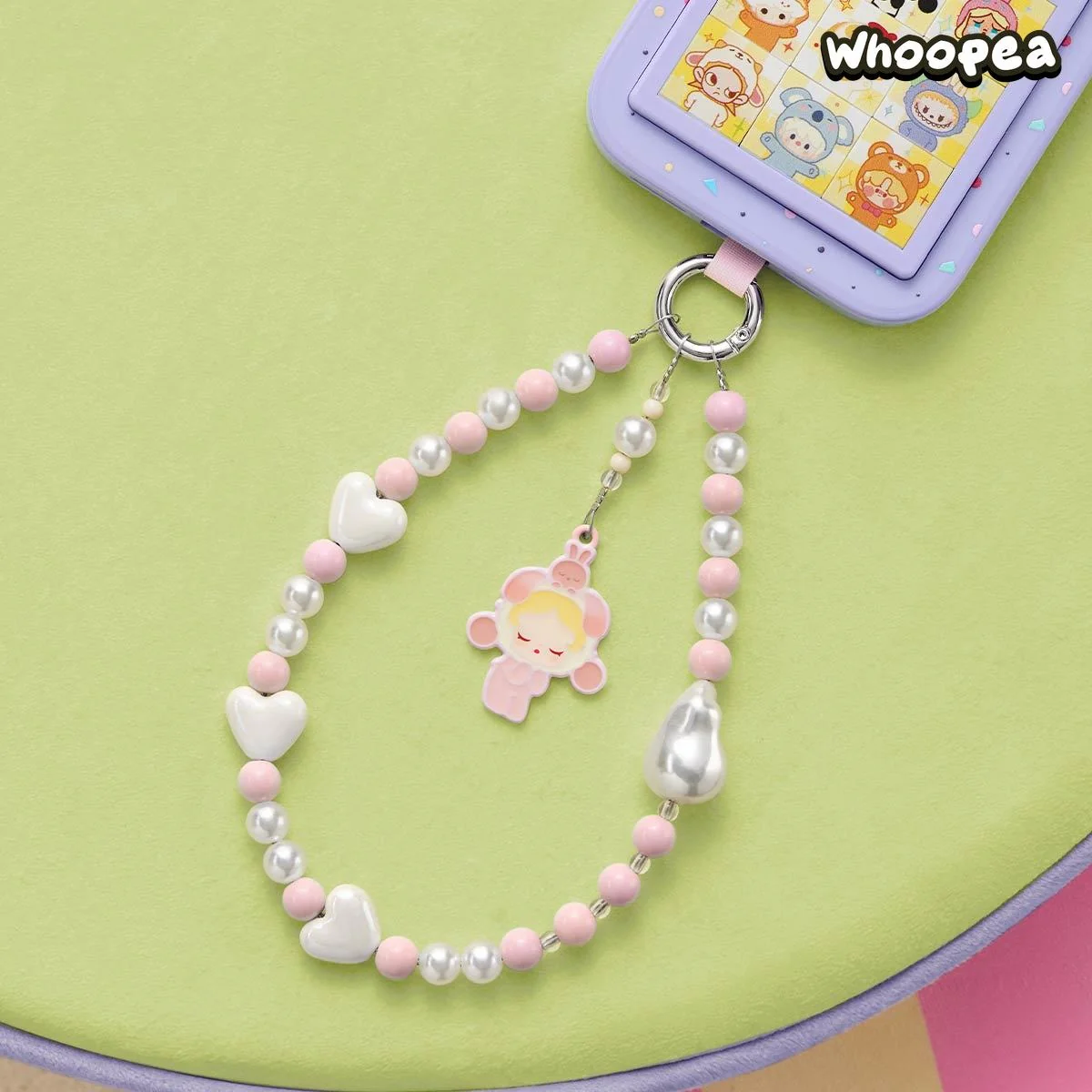 POP BEAN Pajama Party mobile phone chain, Blind Box