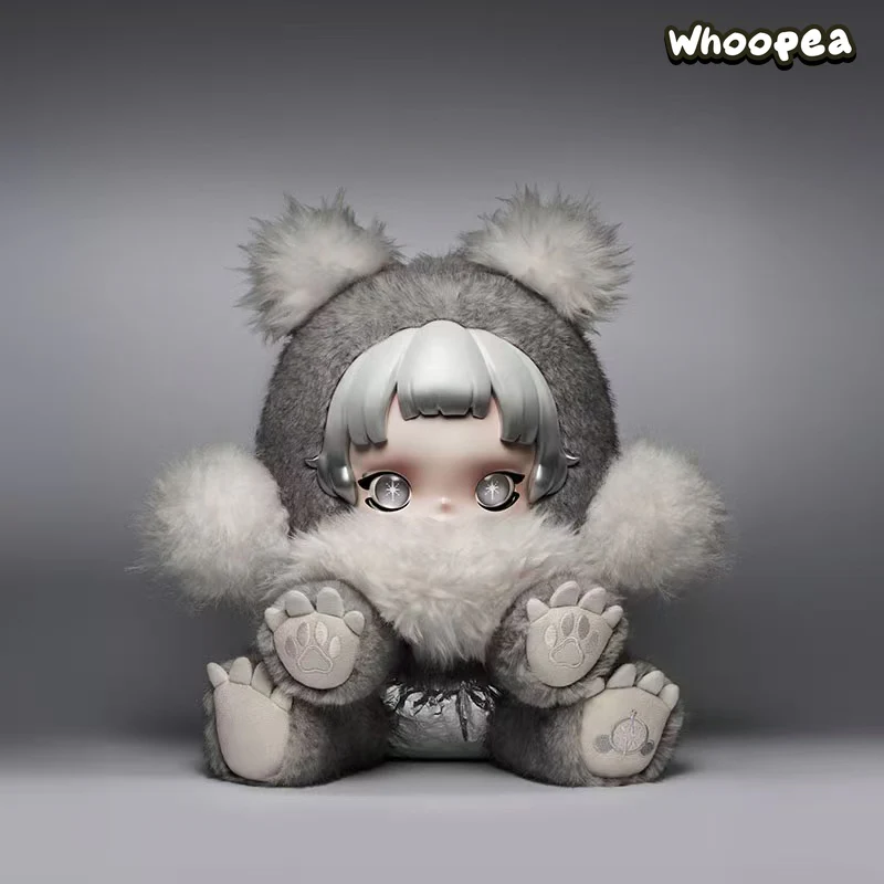 POP MART θ SKULLPANDA Punk Panda Plush Doll (PRE-ORDER) - Image 2