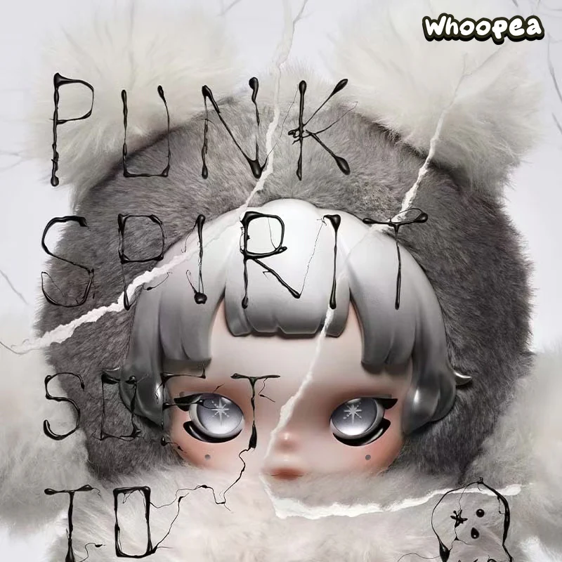 POP MART θ SKULLPANDA Punk Panda Plush Doll (PRE-ORDER) - Image 6