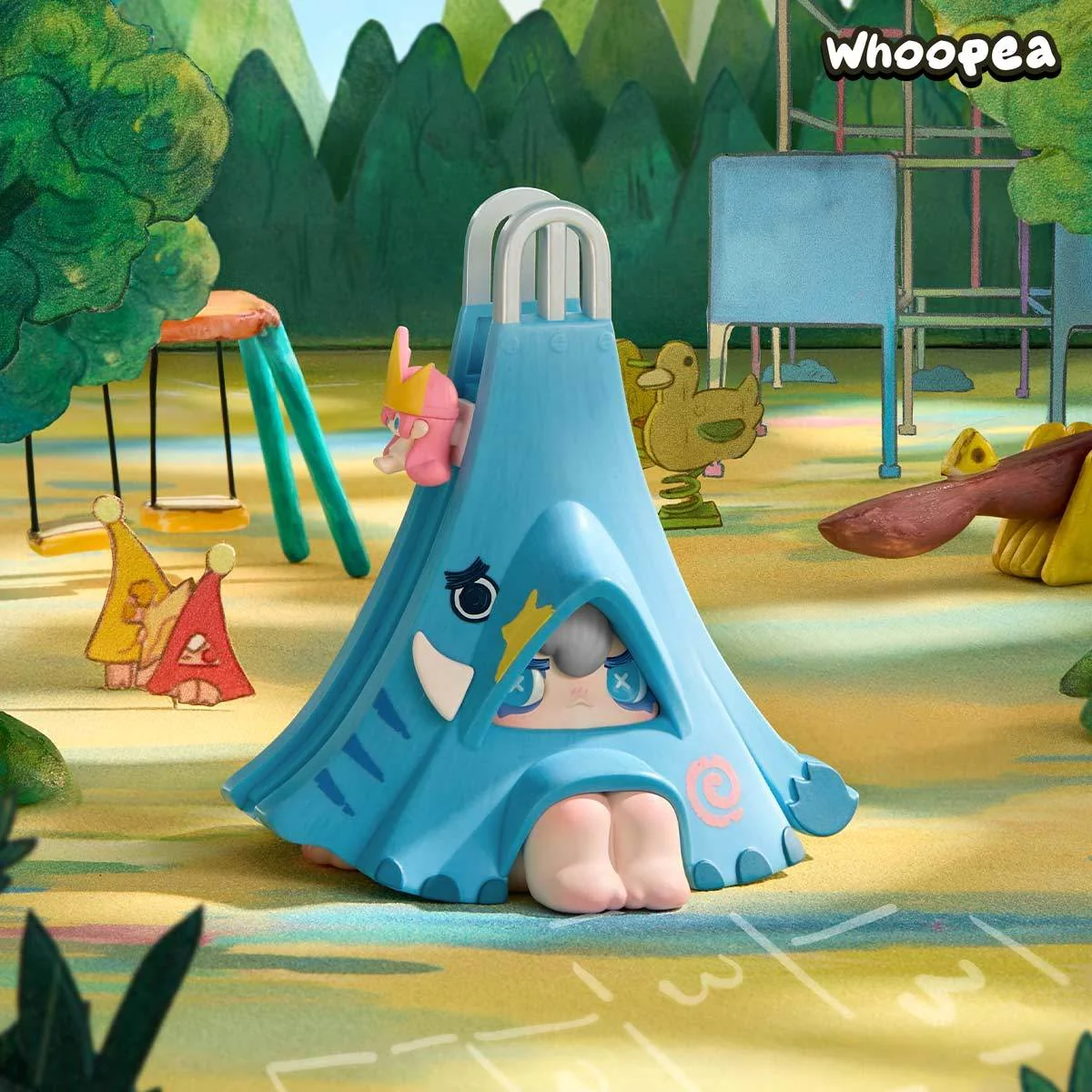 POP MART 1001MOONS Where’s the Elephant Slide Series Figures, Blind Box - Image 2