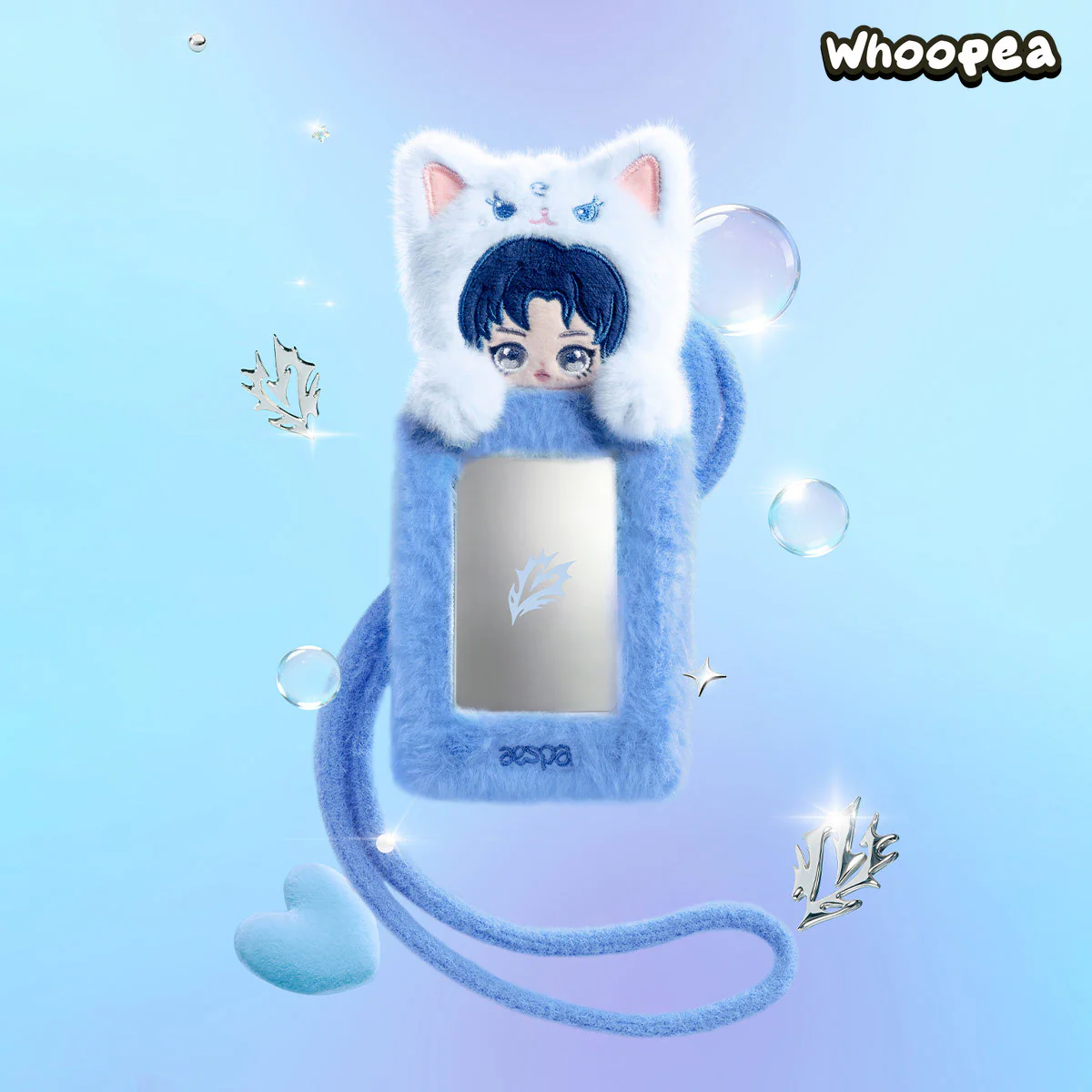 POP MART aespa Fluffy Club Series Card Holder - Image 4