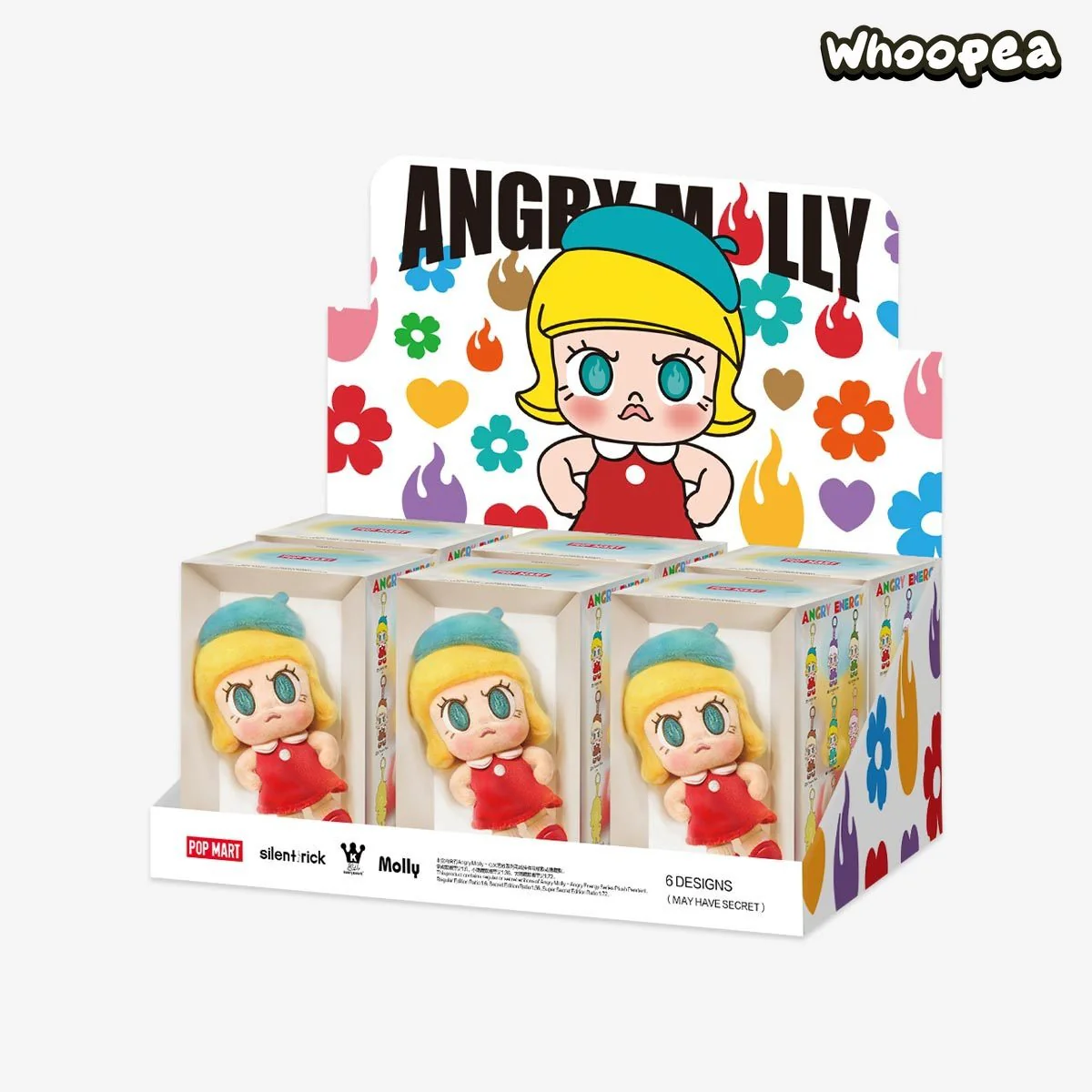 POP MART Angry Molly Angry Energy Series Plush Pendant Blind Box - Image 10