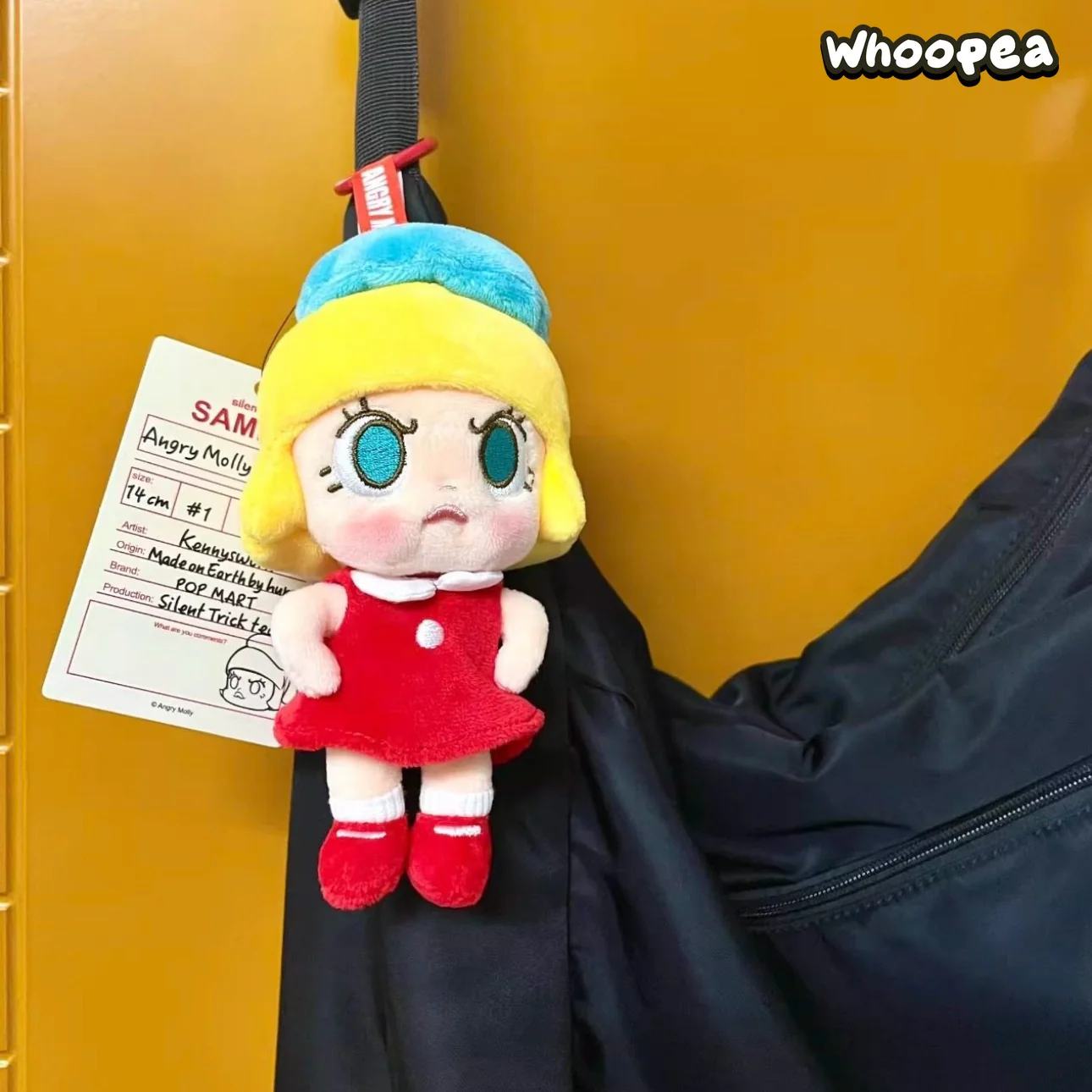 POPMART Angry MOLLY 2025 PTS Exhibition Limited Edition Vinyl Plush Pendant - Image 2