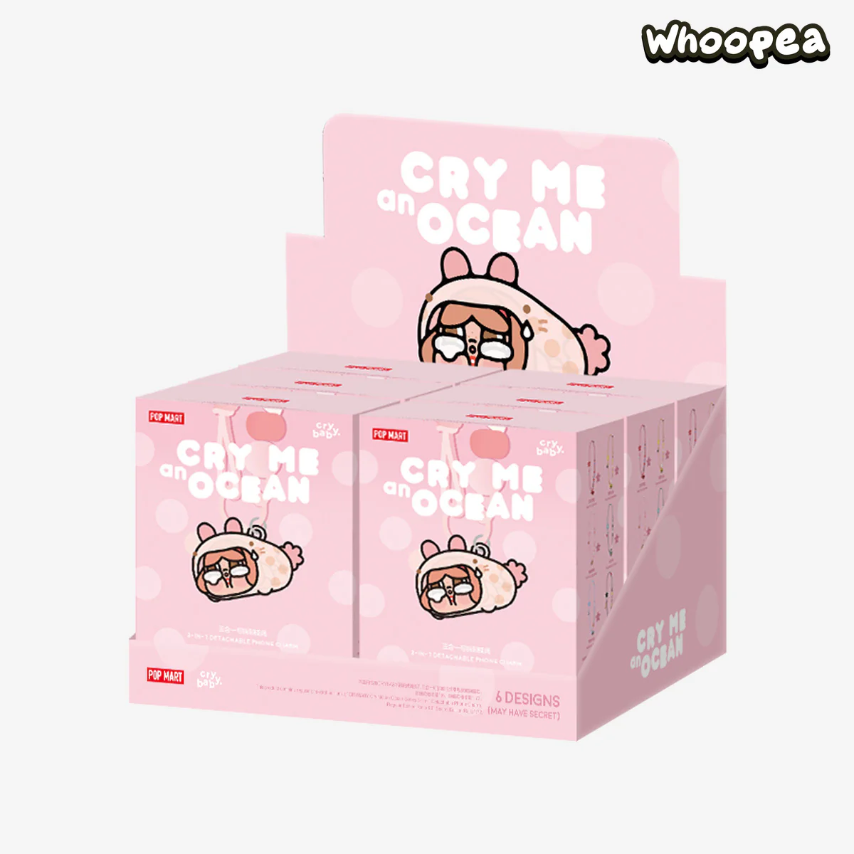 POP MART CRYBABY Cry Me an Ocean Series 3-in-1 Detachable Phone Charm Blind Box - Image 7