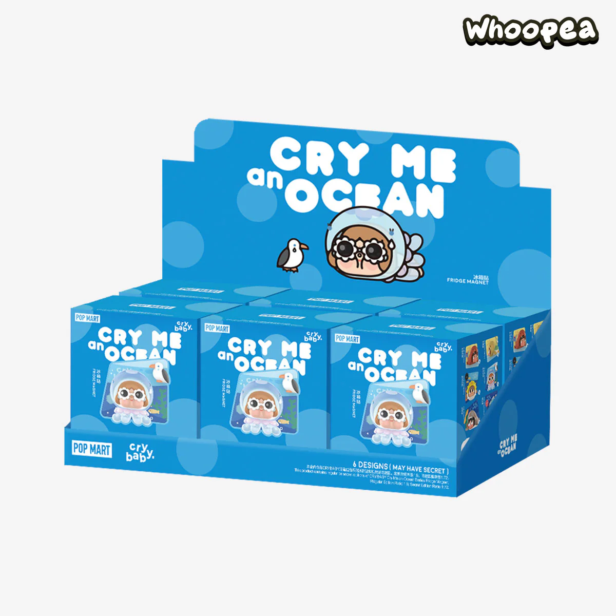 POP MART CRYBABY Cry Me an Ocean Series Fridge Magnet Blind Box - Image 7