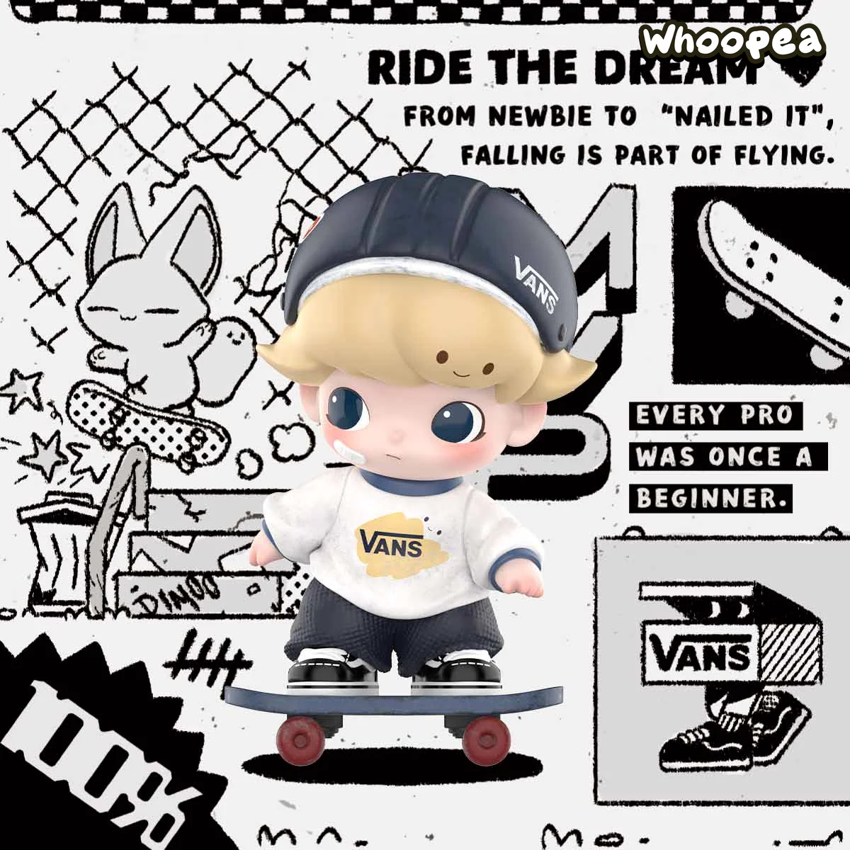 POP MART DIMOO WORLD × VANS Ride The Dream Figure