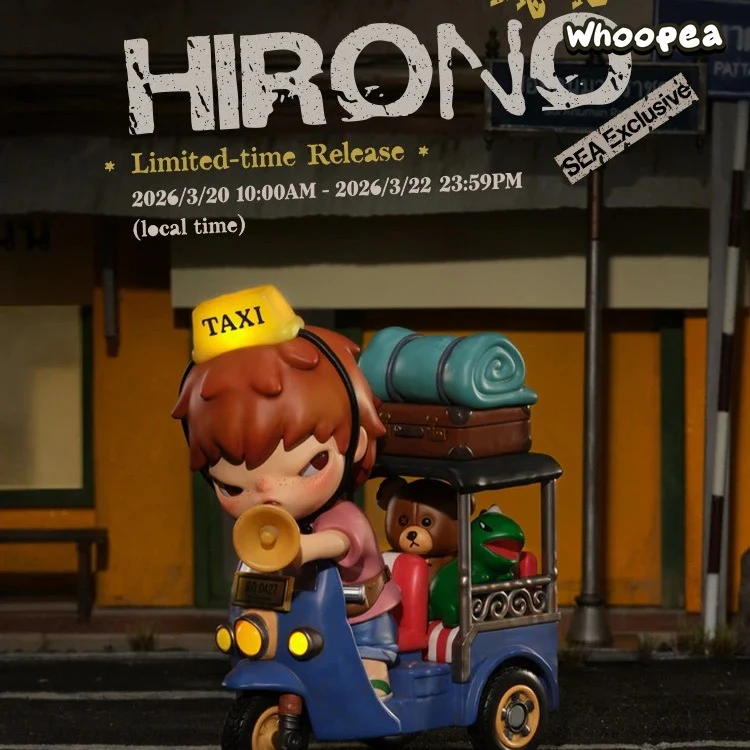POP MART Hirono Tuk-Tuk Figure SEA Exclusive - Image 4