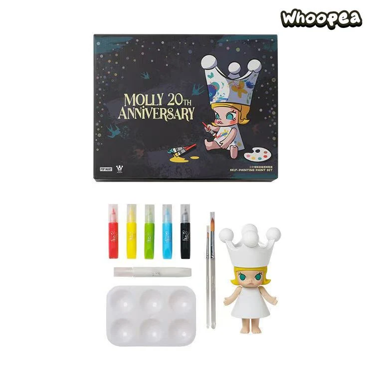 POP MART Molly 20th Anniversary MEGA ROYAL MOLLY 150% DIY Series Figure - Image 4