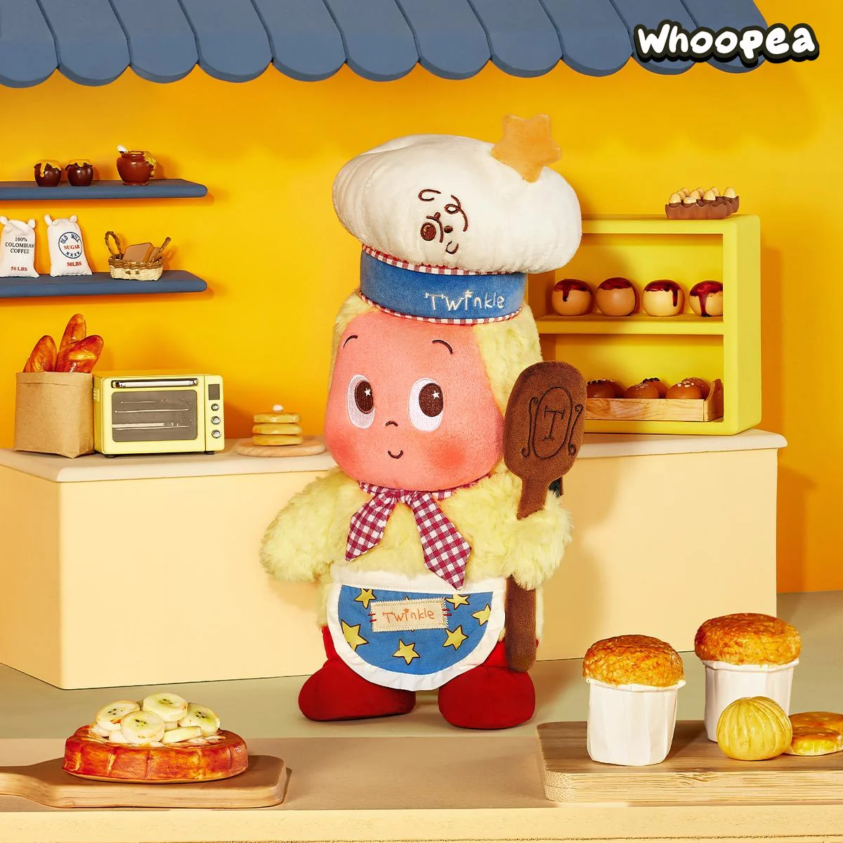 POP MART Twinkle Twinkle MOON GELATO Series-Baker Plush Doll