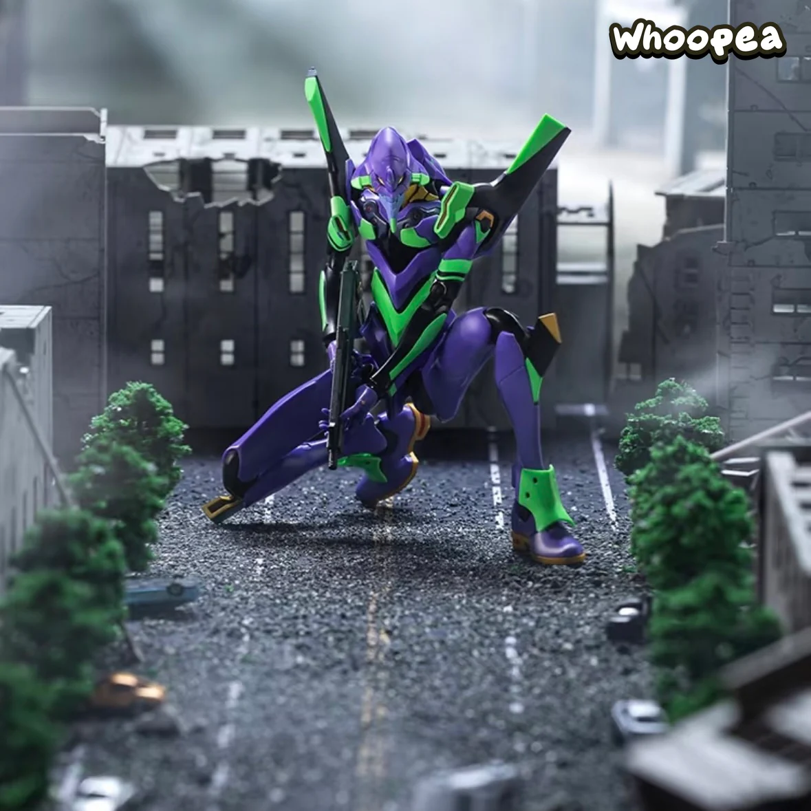 POP MART Neon Genesis Evangelion EVA-01 Alloy Action Figure - Image 8