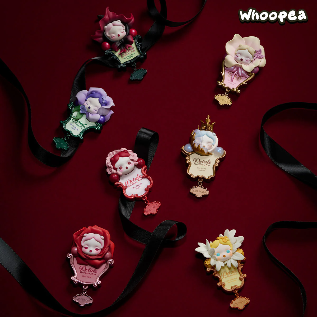 POP MART SKULLPANDA Petals in Four Acts Series Fridge Magnet Blind Box