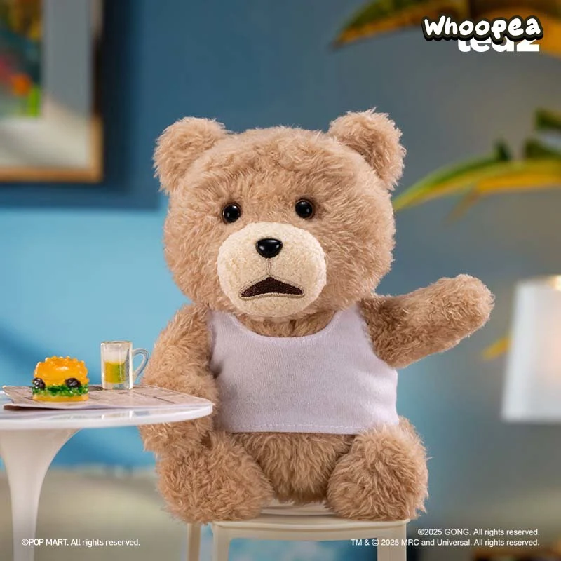 POP MART Ted2 Bear Plush Pendant Action Figures, Blind Box - Image 5