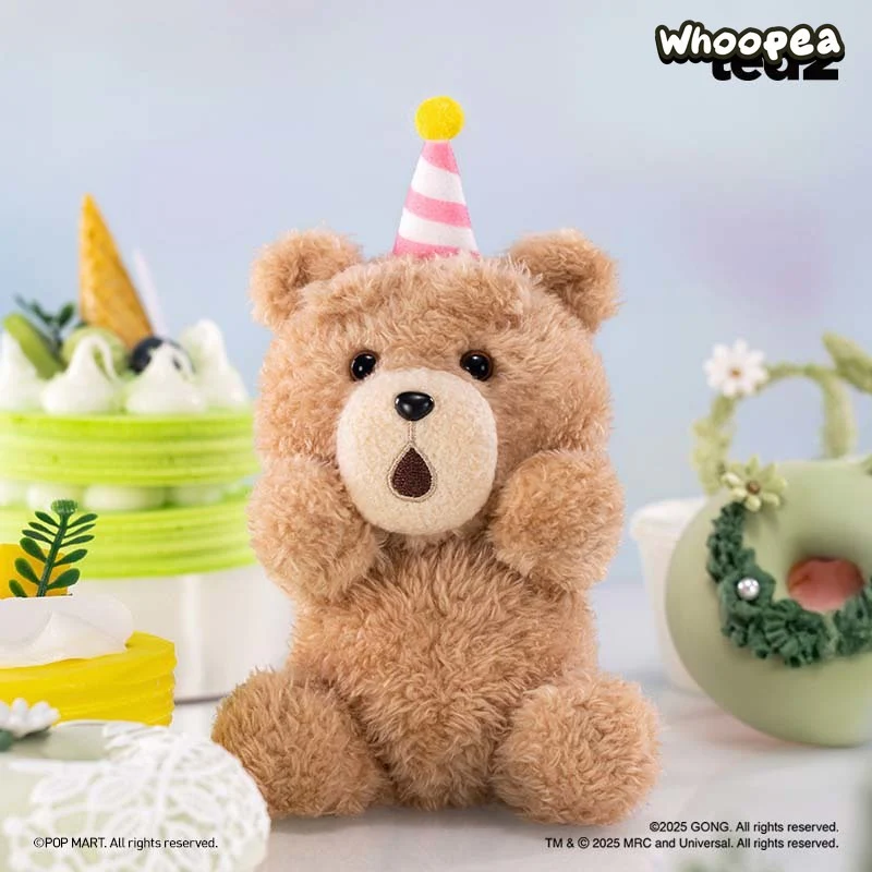 POP MART Ted2 Bear Plush Pendant Action Figures, Blind Box - Image 6