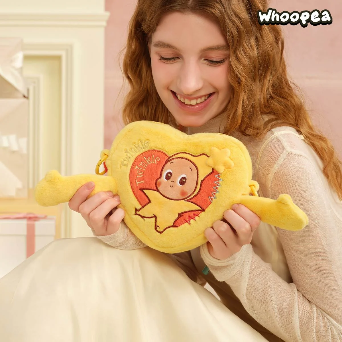 POP MART Twinkle Twinkle Crush On You Series-Hand-in-Hand Heart Bag - Image 2
