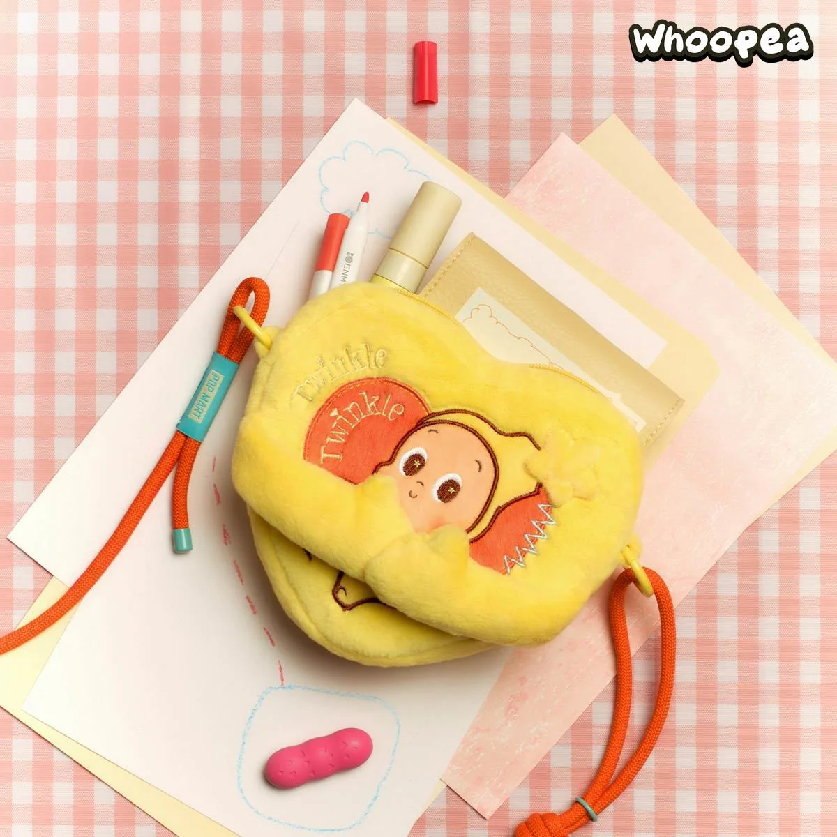 POP MART Twinkle Twinkle Crush On You Series-Hand-in-Hand Heart Bag - Image 5