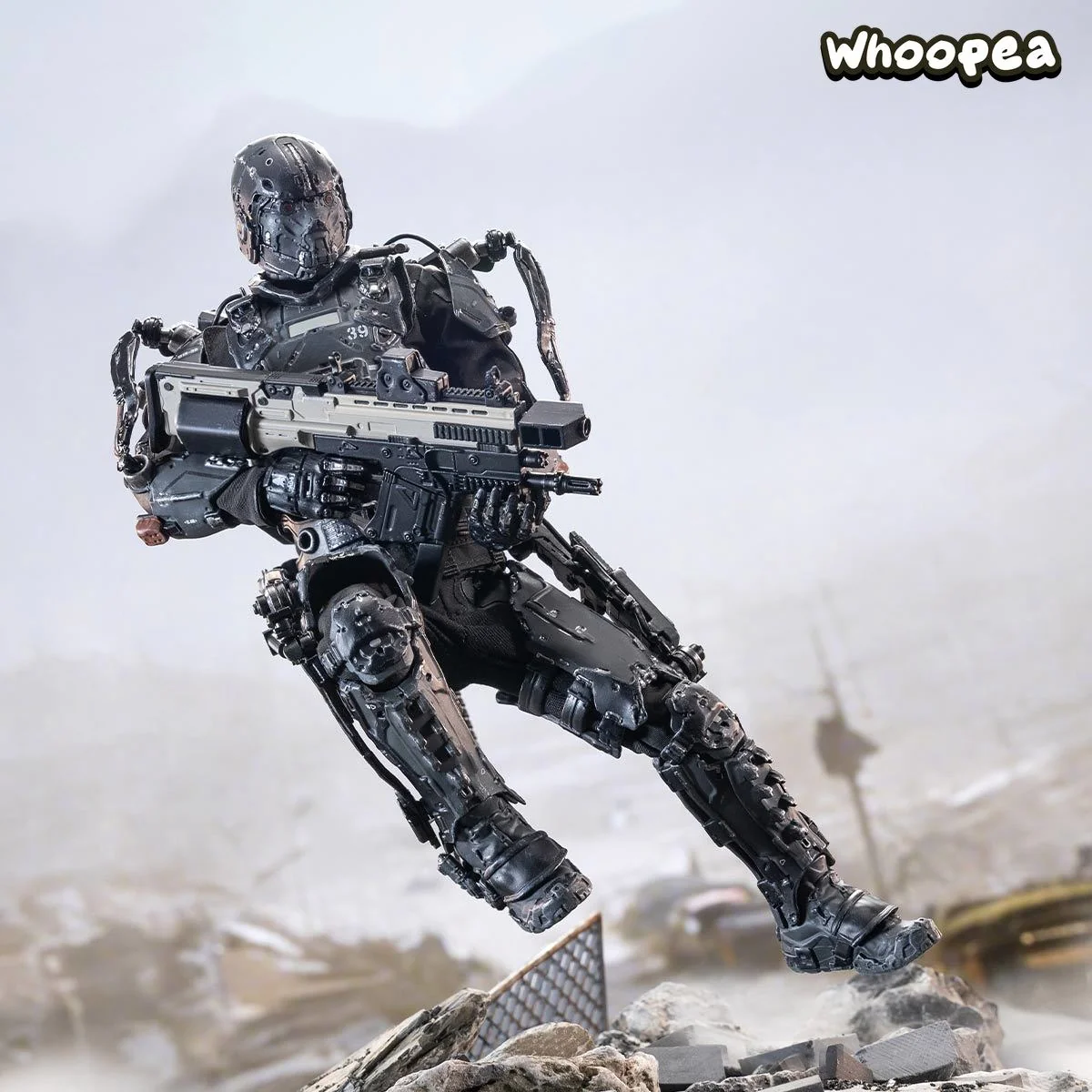 POP MART Warriors of Future Tyler/Johnson Cheng 1/8 Collectible Action Figure - Image 2