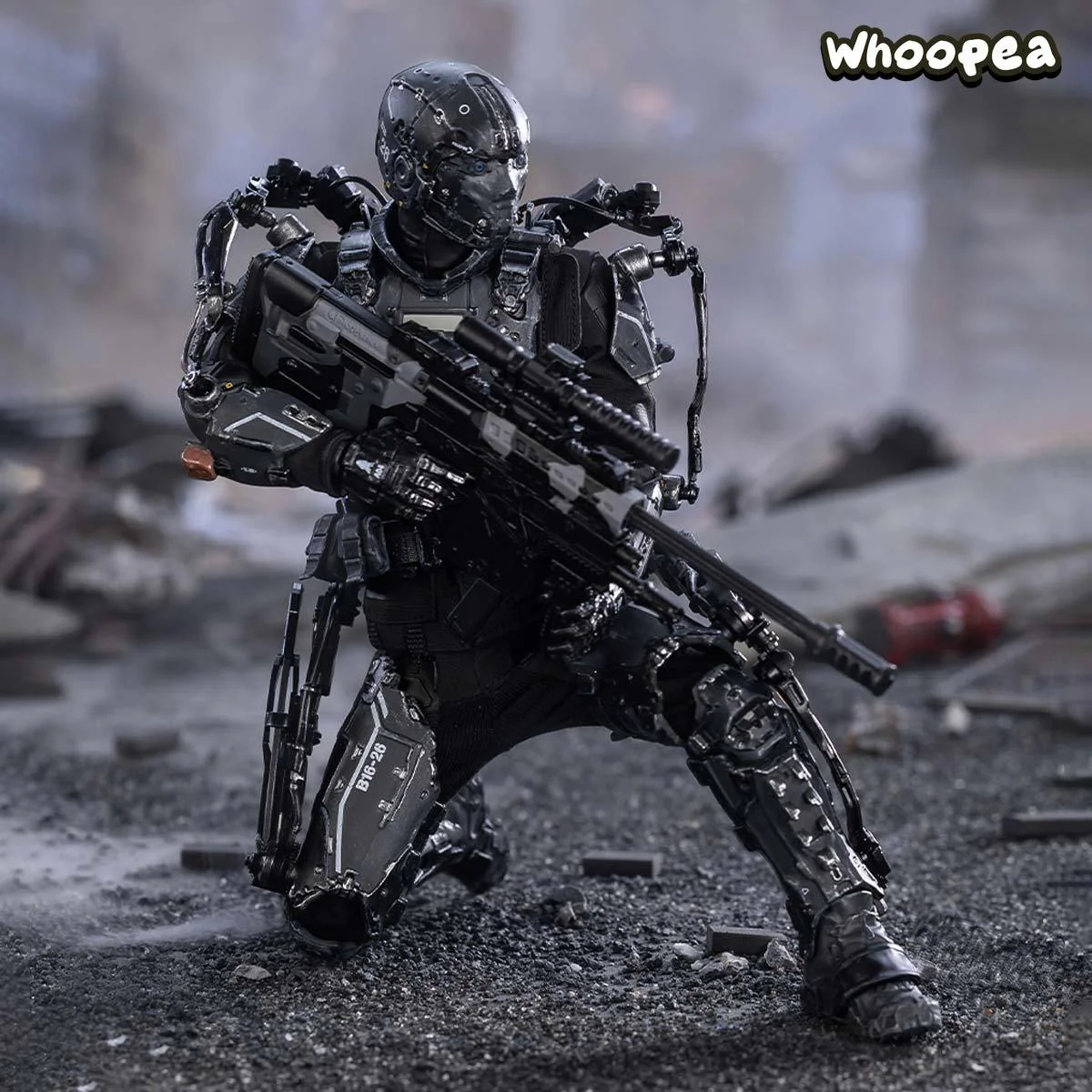 POP MART Warriors of Future Tyler/Johnson Cheng 1/8 Collectible Action Figure - Image 9