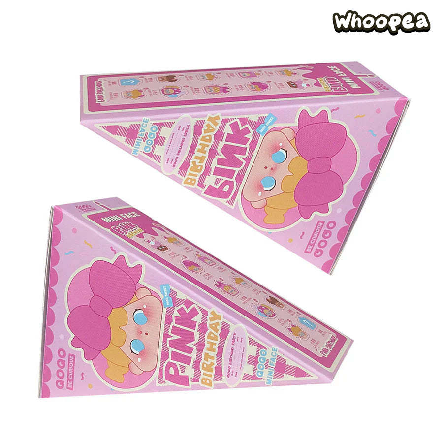 QOQO MINI FACE Pink Birthday Series PVC Figures Blind Box - Image 5