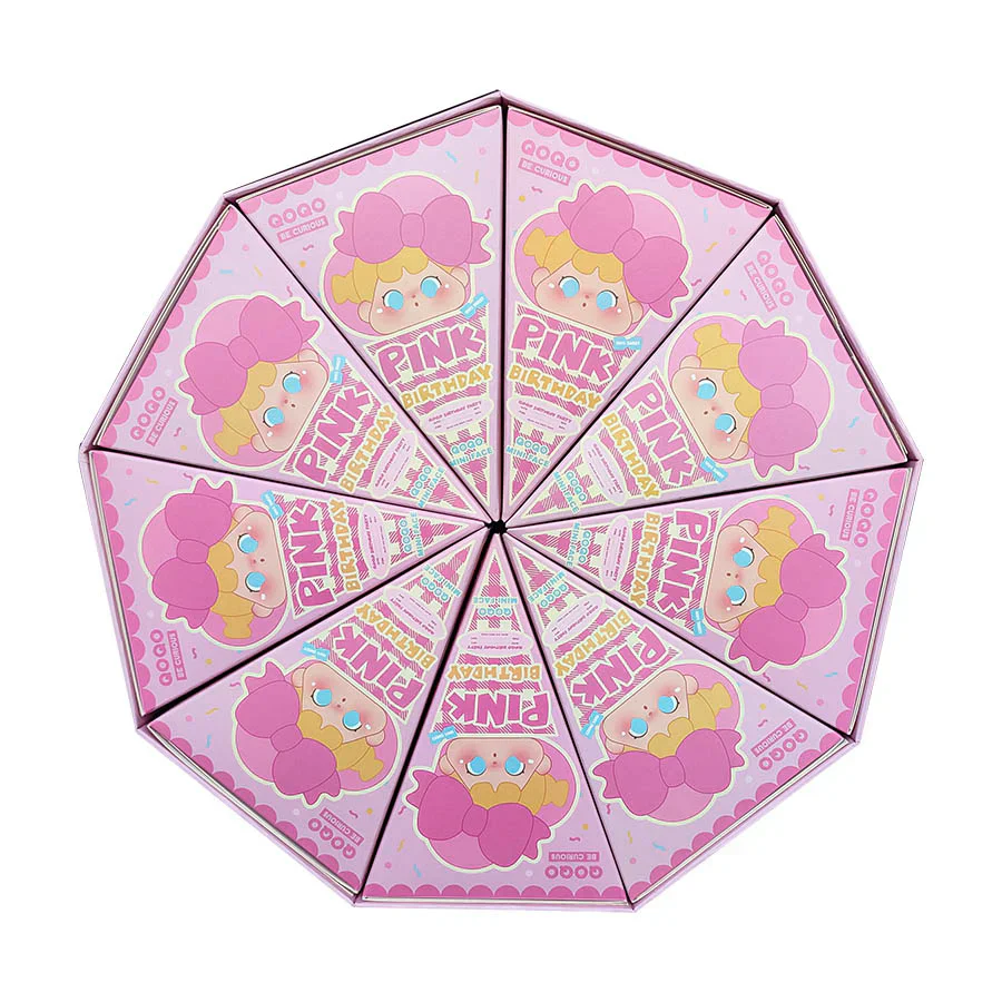 QOQO MINI FACE Pink Birthday Series PVC Figures Blind Box - Image 8