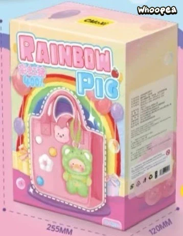 Rainbow Pig V1 400% Plush Dolls, Blind Box - Image 6