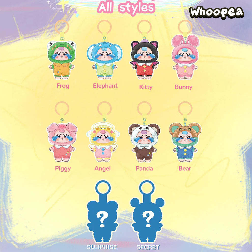 Sad Baby Monster Pajama Party Series Plush Dolls, Blind Box - Image 3