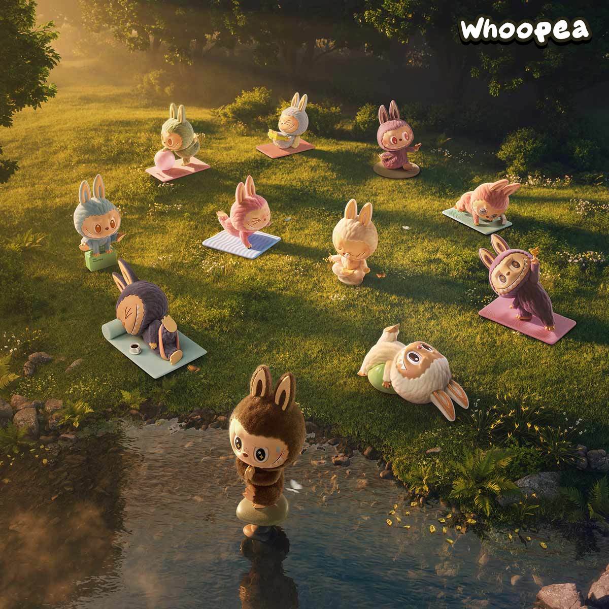 THE MONSTERS Labubu Lazy Yoga Series Blind Box - Image 2