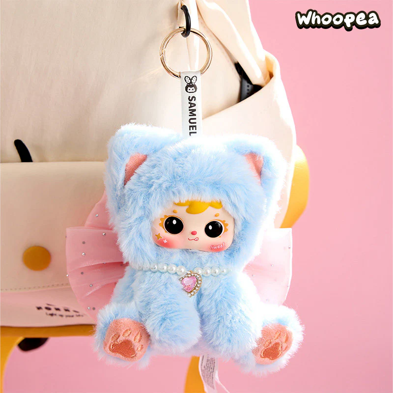 Samuel Velvet Rainbow Meow Series Plush Pendant Blind Box - Image 4