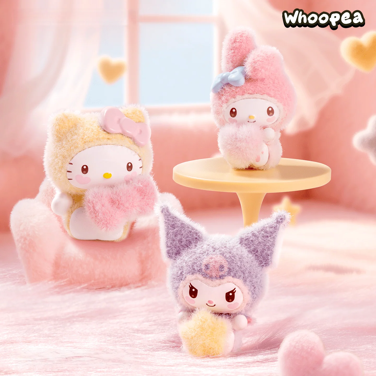SANRI0 Fuzzy Rainbow Babies Series Mini Beans Blind Box - Image 3