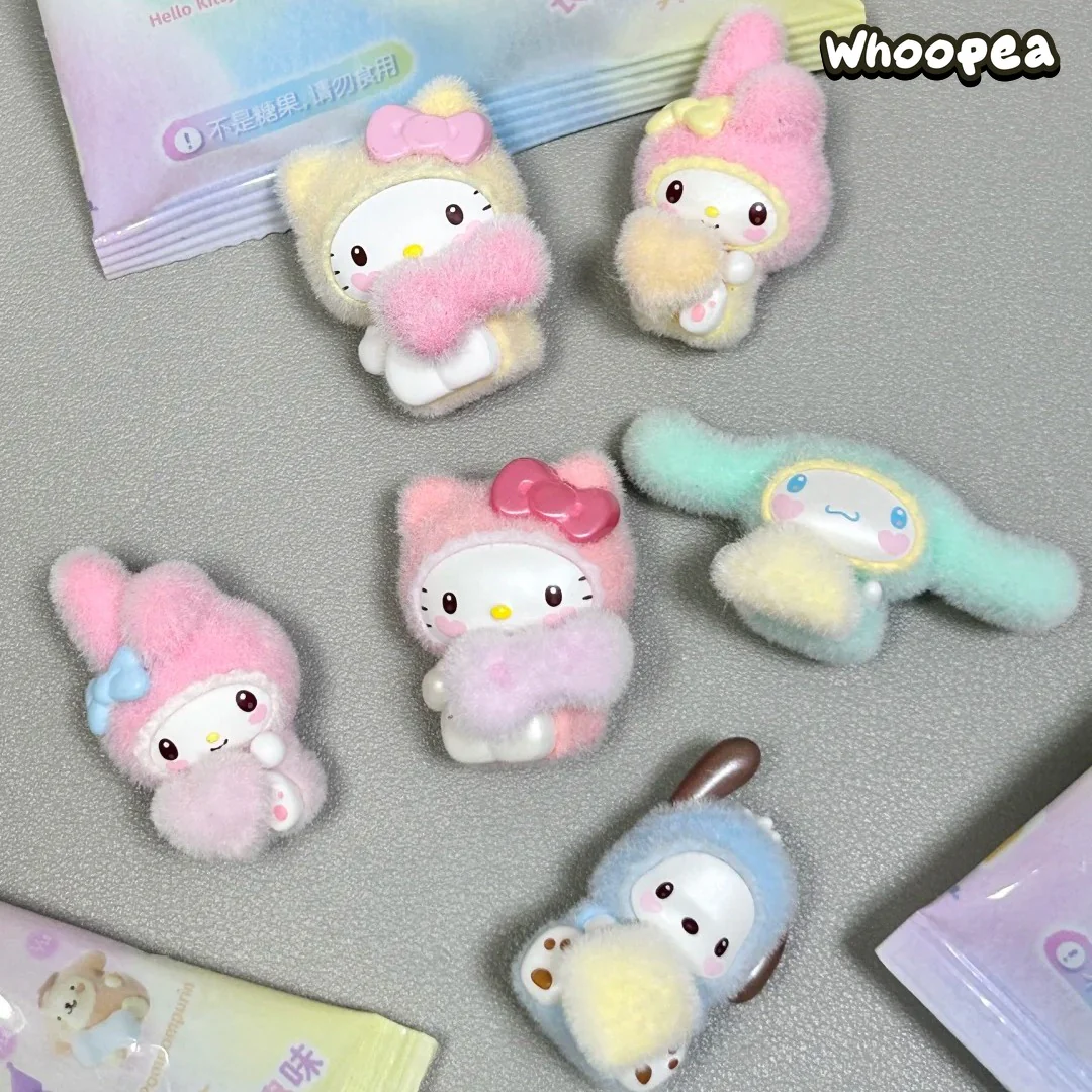 SANRI0 Fuzzy Rainbow Babies Series Mini Beans Blind Box - Image 5