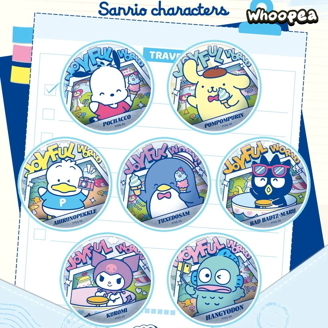 SANRI0 Joyful Journey Moments Series Badge Blind Box - Image 3