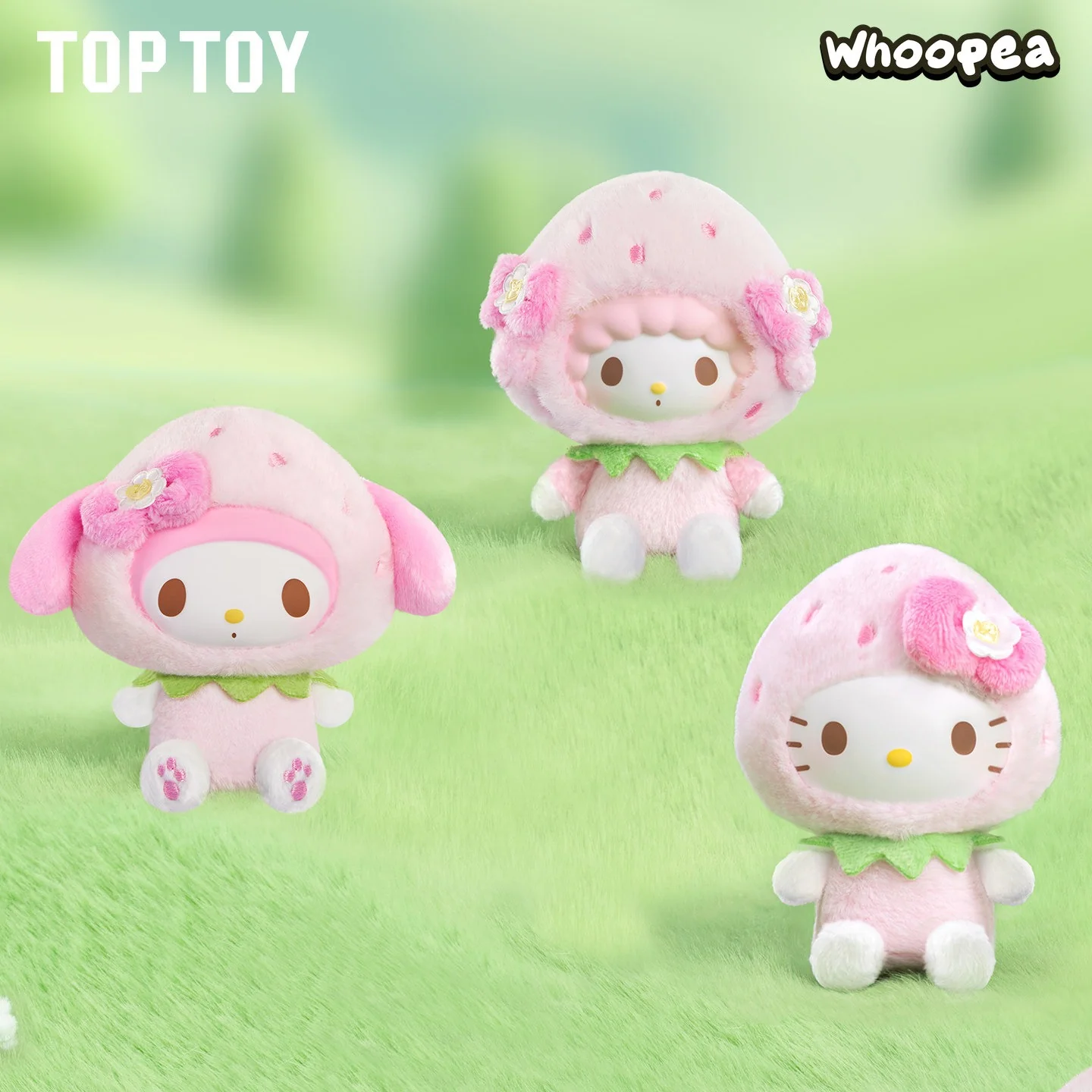 SANRI0 Sweet Strawberry Series Plush Pendant Blind Box - Image 2