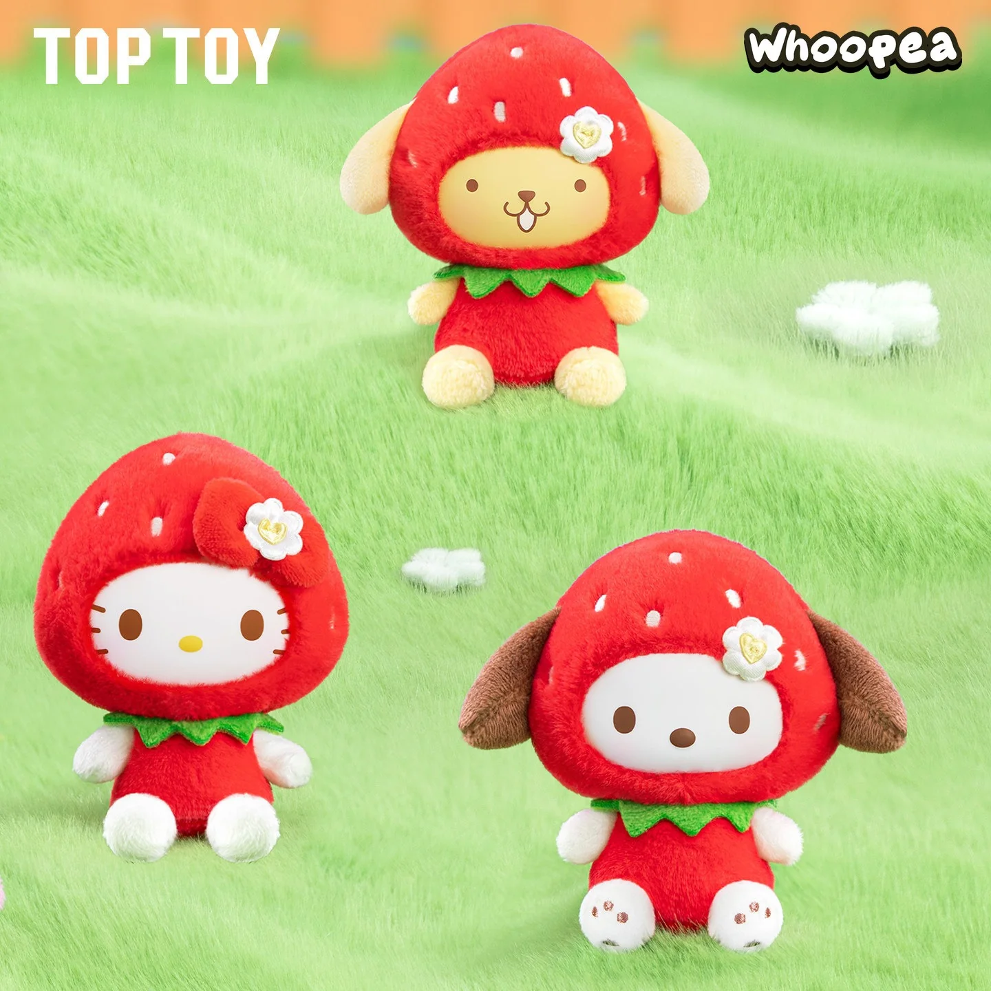 SANRI0 Sweet Strawberry Series Plush Pendant Blind Box - Image 5
