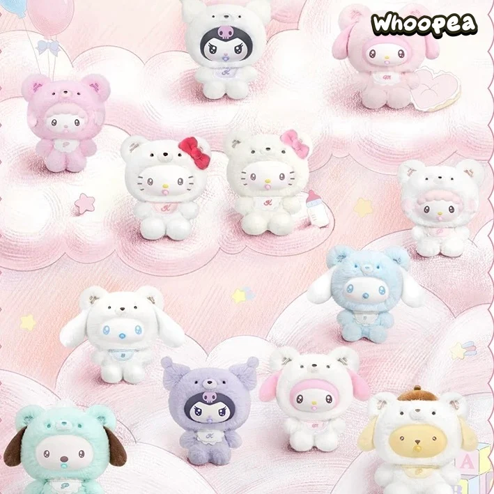 SANRI0 Characters Little Bear Planet Series Plush Pendant Blind Box