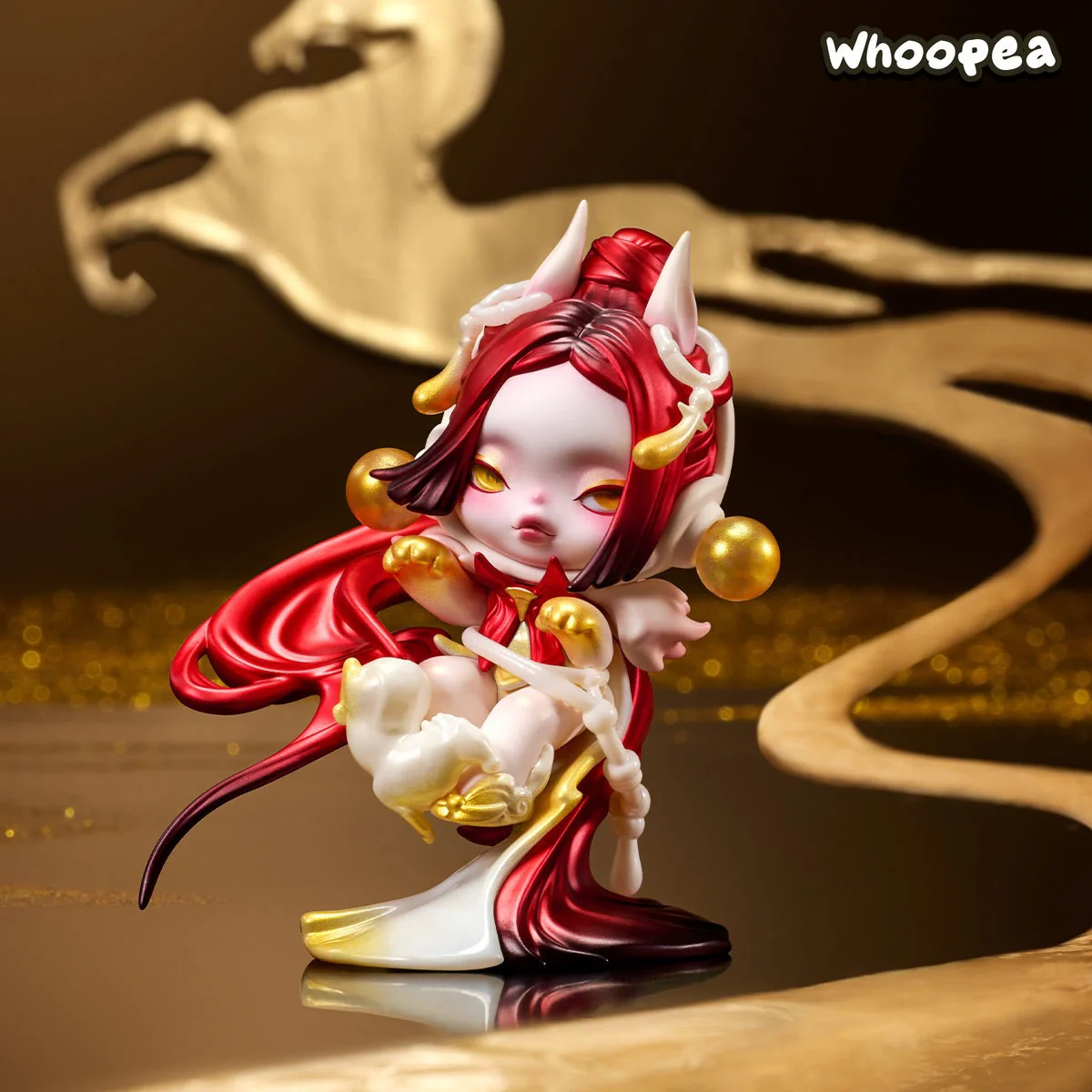 SKULLPANDA Celestial Horse Figure