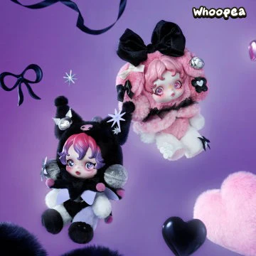 SKULLPANDA × KUROMI Plush - Image 4