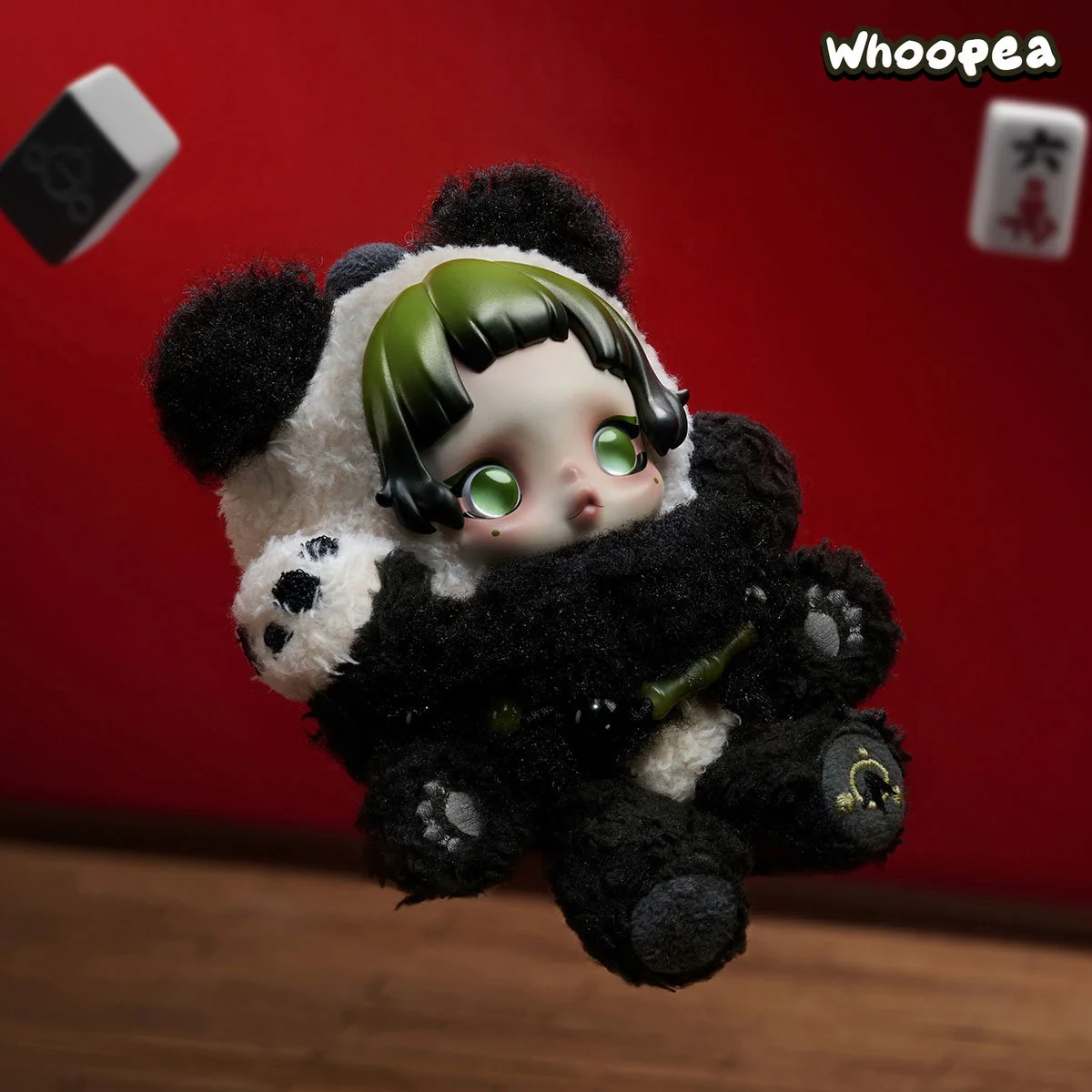 SKULLPANDA Lazy Panda Plush Doll Pendant - Image 5